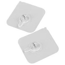 透明な強力な付箋ヘビー魔法の壁フックなし 2 個マジックフック爪(China)