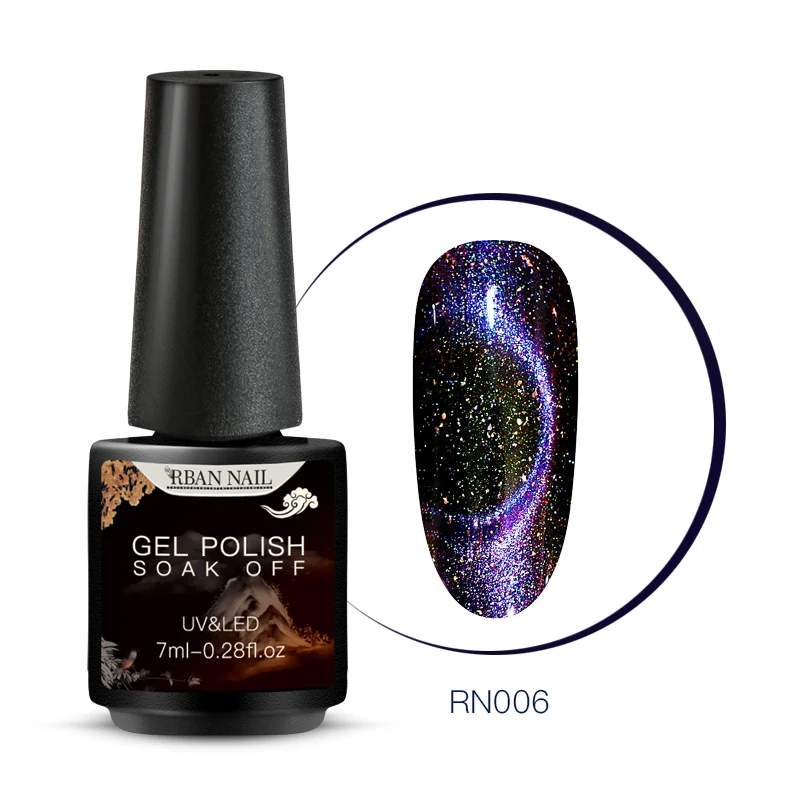 RBAN NAIL Гель-лак для ногтей с эффектом «кошачий глаз» лак 5D и 7D магнитный гель замочить от УФ гель-лака Лак с сильной магнитной доской - Цвет: BS05592