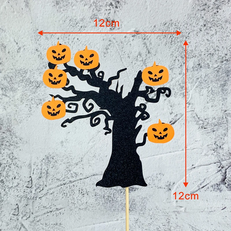 Хэллоуин пемкин ведьма летучая мышь призрак Фигурное пирожное Корзиночка