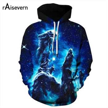 

Raisevern Fashion Hoodie 3D Galaxy Space Print Men Women Unisex Casual Hooded Sweatshirt Hip Hop Hoodie Outerwear Drop Shipping