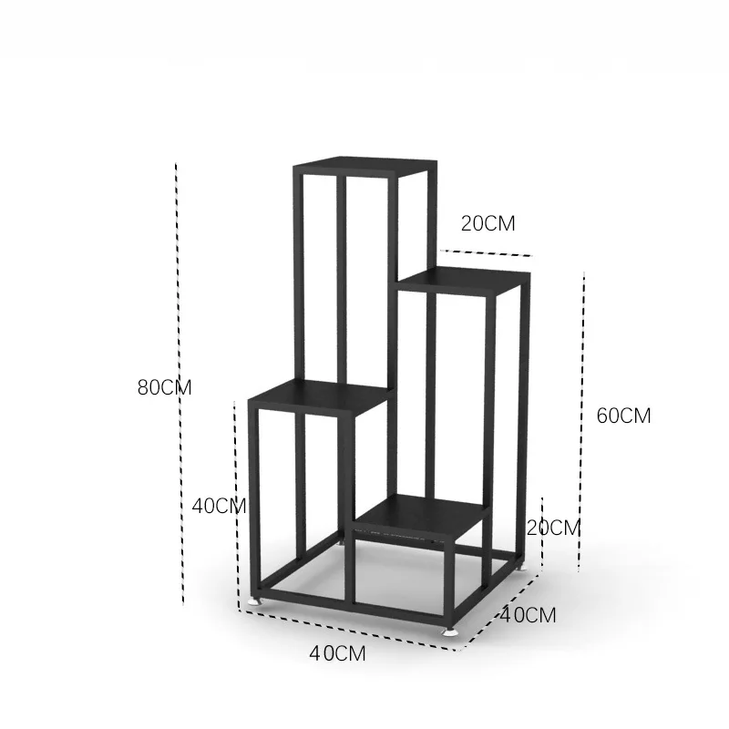 Металлическая Напольная полка в скандинавском стиле, подставка для растений, металлическая железная подставка для растений, домашняя Цветочная стойка, креативная садовая подставка для гостиной