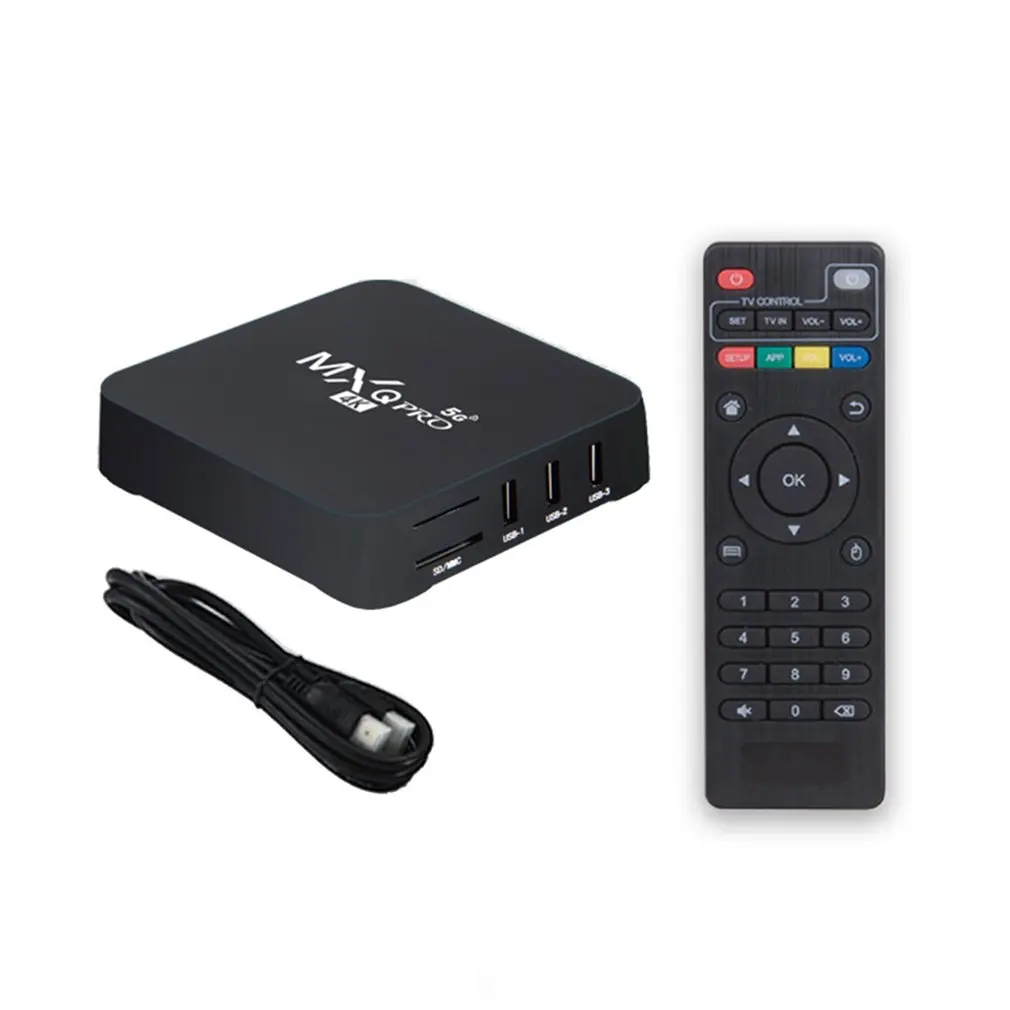 4K Network Player Box TV Android HD 3D Smart Set Top 2.4G WiFi Home Remote Control Google Play Youtube Media | Электроника