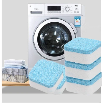 

1/5/10Pcs Washing Machine Cleaner Washer Cleaning Washing Machine Cleaner Laundry Soap Detergent Effervescent Cleansing Tablets