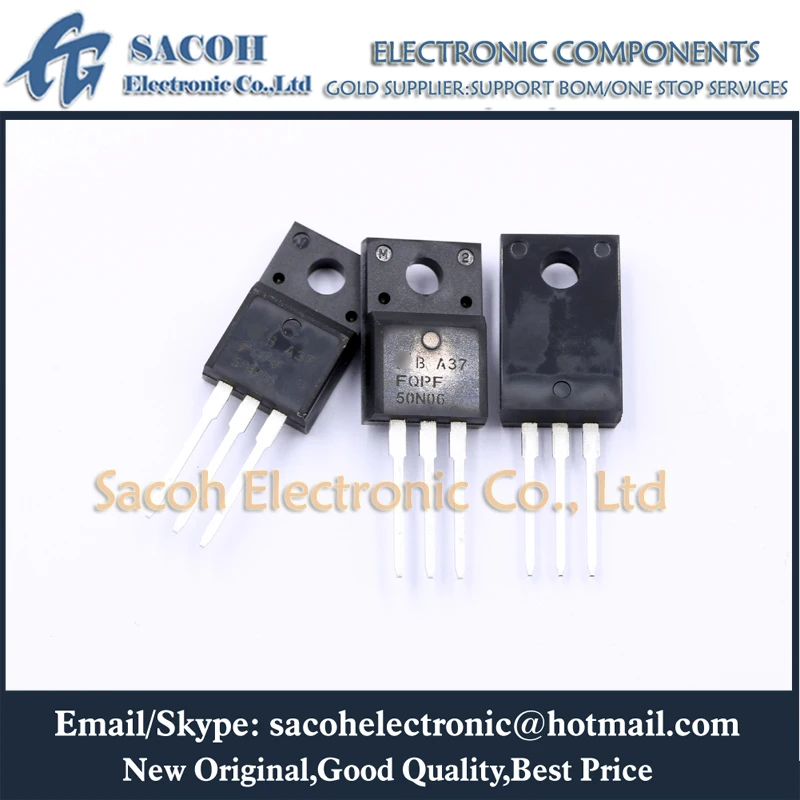 

New Original 10Pcs/Lot FQPF50N06 FQPF50N06C FQPF50N06L OR FQPF50N10C FQPF50N10 TO-220F 50A 60V Power MOSFET