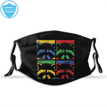 

Racoon Mouth Face Mask Racoon Facial Mask Funny Kawai with 2 Filters for Adult