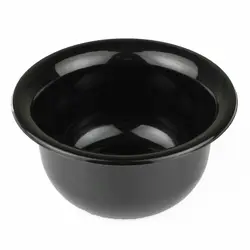 Black Small Acrylic Shaving Soap Bowl Shave Brush Mug for Shaving Cream Razor Barber Salon Tool Brush Soap not Included