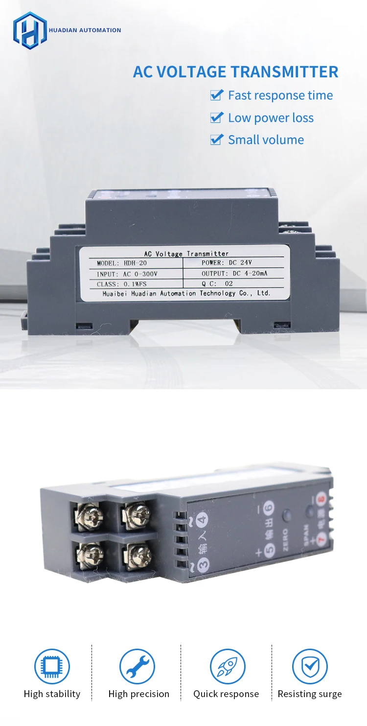 alta do sensor do transdutor da tensão da c.c. output