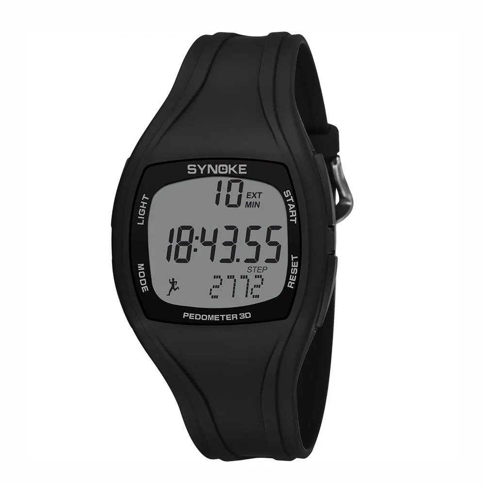 

Sports Watch Synoke Calorie Pedometer Chronograph Outdoor Watches 50m Waterproof Digital Watch Men Water Resistant #4O24