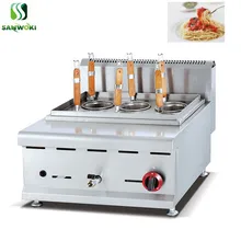 Commercial6 Holes Kitchen Pasta Cooker Noodles Pasta Cooking Machine 220VDining