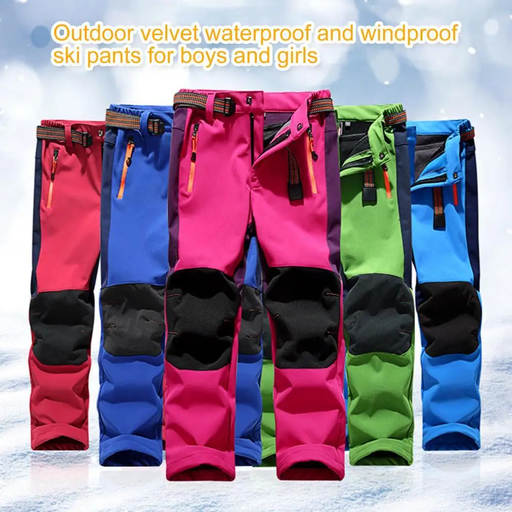 SnowSkiPantsWaterproofInsulatingProtectionSmoothSurfaceWomen