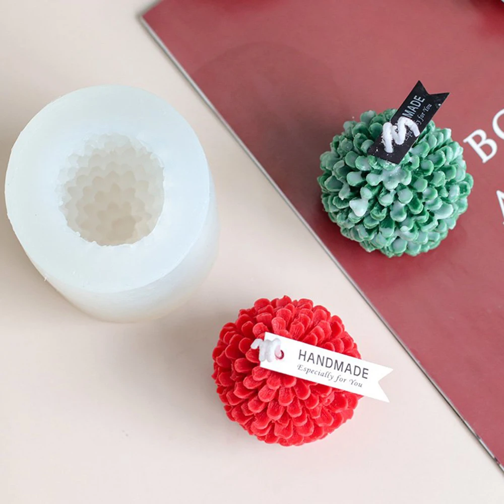 5 Pcs Cylindre De Moule En Silicone,Moules À Bougies D'Aromathérapie