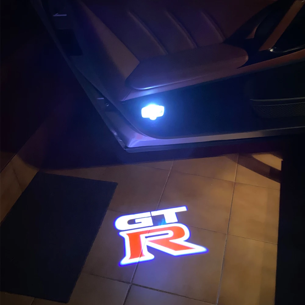 Светодиодная подсветка для дверей автомобиля 2 шт./лот Nissan GTR R34/R35 | Автомобили и