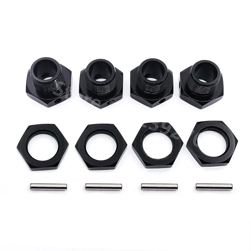 RC 81212 Blue Alum Wheel Hub Nuts 4PCS For HSP 1:8 Car Buggy Truck 17mm Adapter