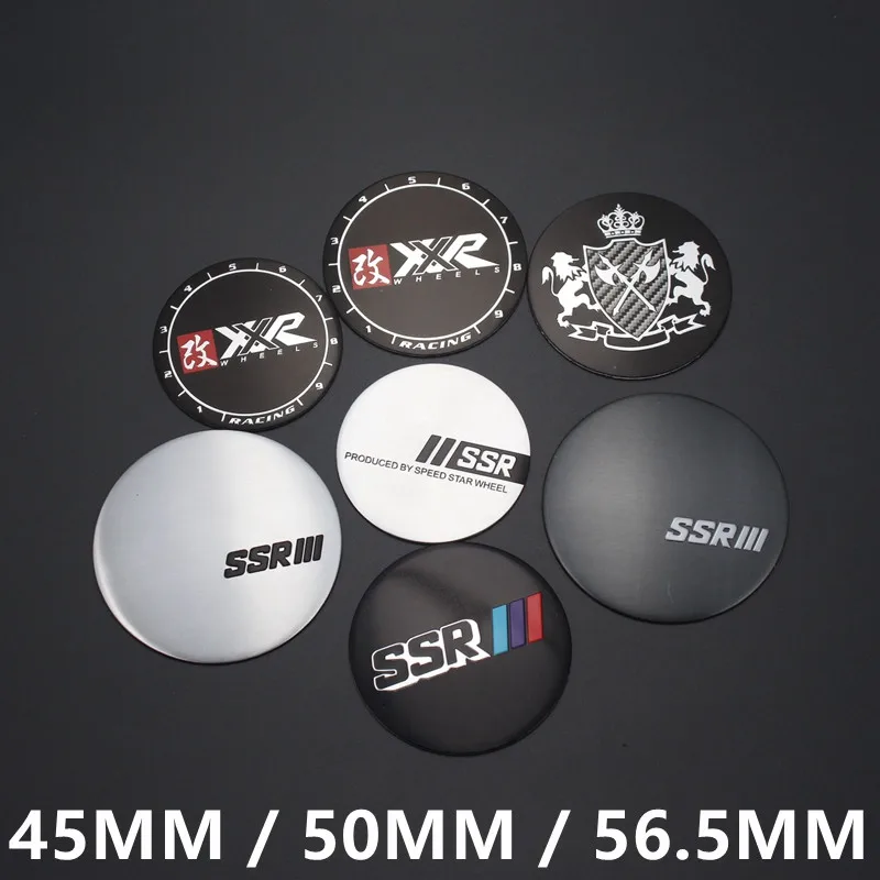 4 шт. 45 мм/50 мм/56 5 мм XXR колпачок для ступицы колеса s Наклейка SSR автомобильного