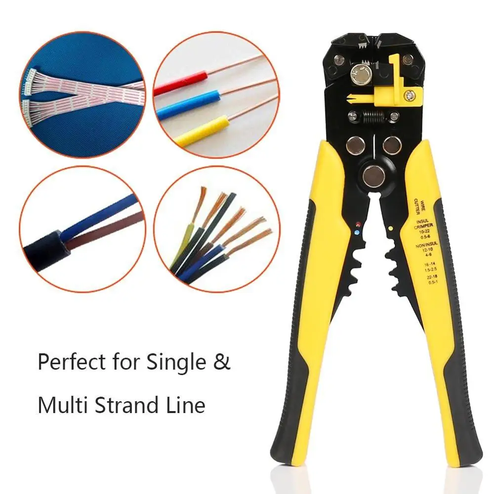 

ESPLB Wire Stripper Self-adjusting Cable Cutter Crimper Automatic Wire Stripping Tool Cutting Pliers Tool for Industry