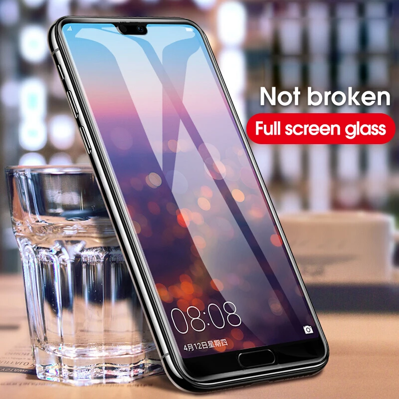 Full Cover Tempered Glass for Huawei P20 P30 Lite Pro Screen Protector for Huawei Mate 20 lite Pro Protective Film Protect Glass