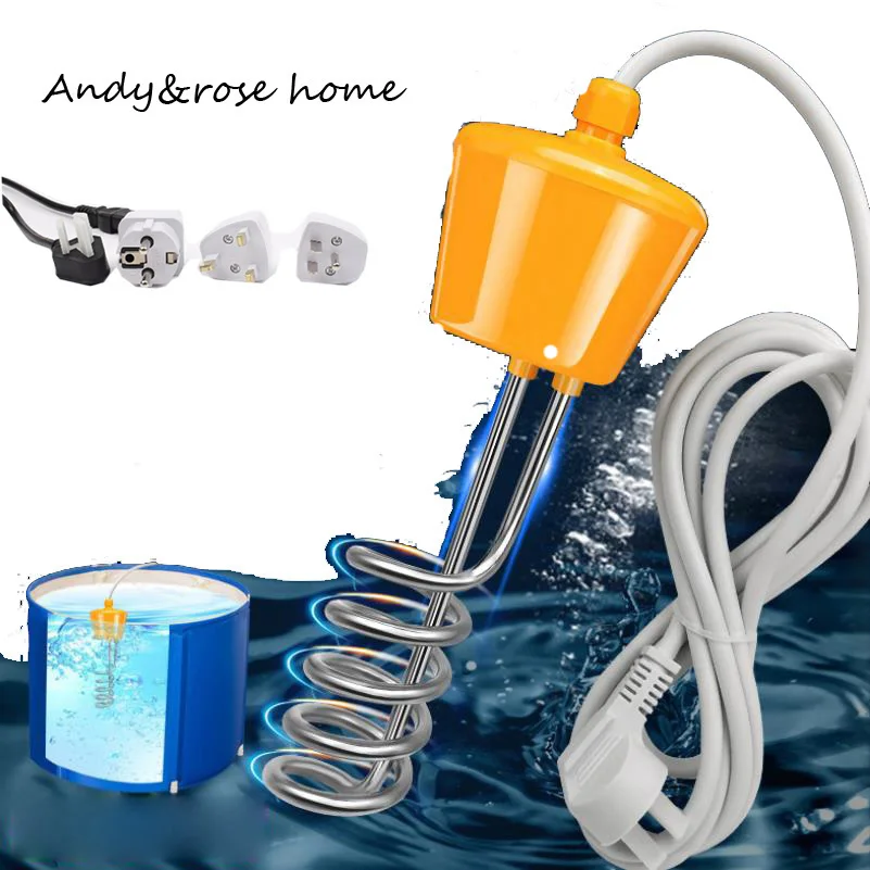 220V 2500W 3000W Electricity Immersion Water Heater Element electric water heater Boiler Portable Water Heating rods For Inflatable Swimming Pool