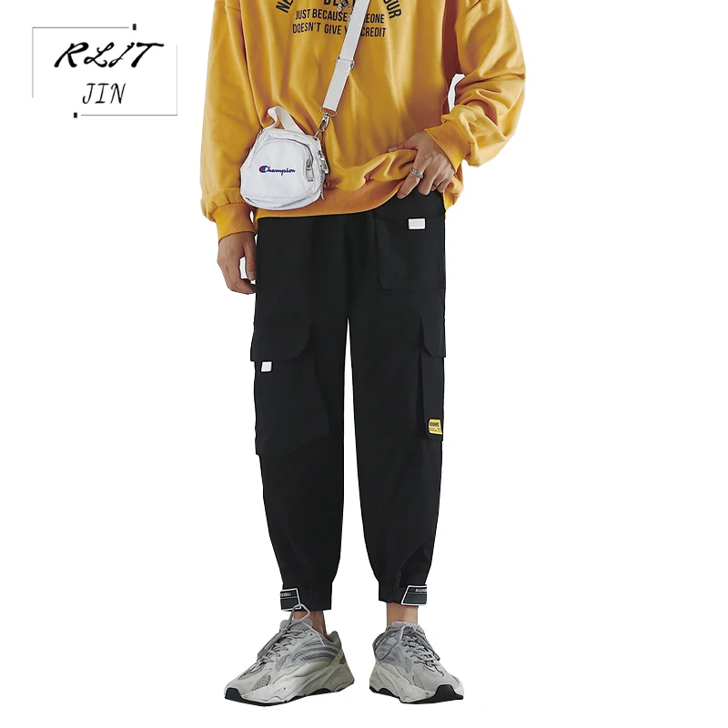 RLJT. JIN High street joggers модные широкие брюки hombre мужские карго с несколькими карманами