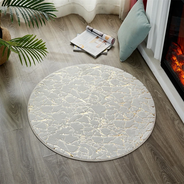 Small Round Circular Carpet Non Slip Floor Mat Soft Shaggy Area Rugs Circle  Rugs