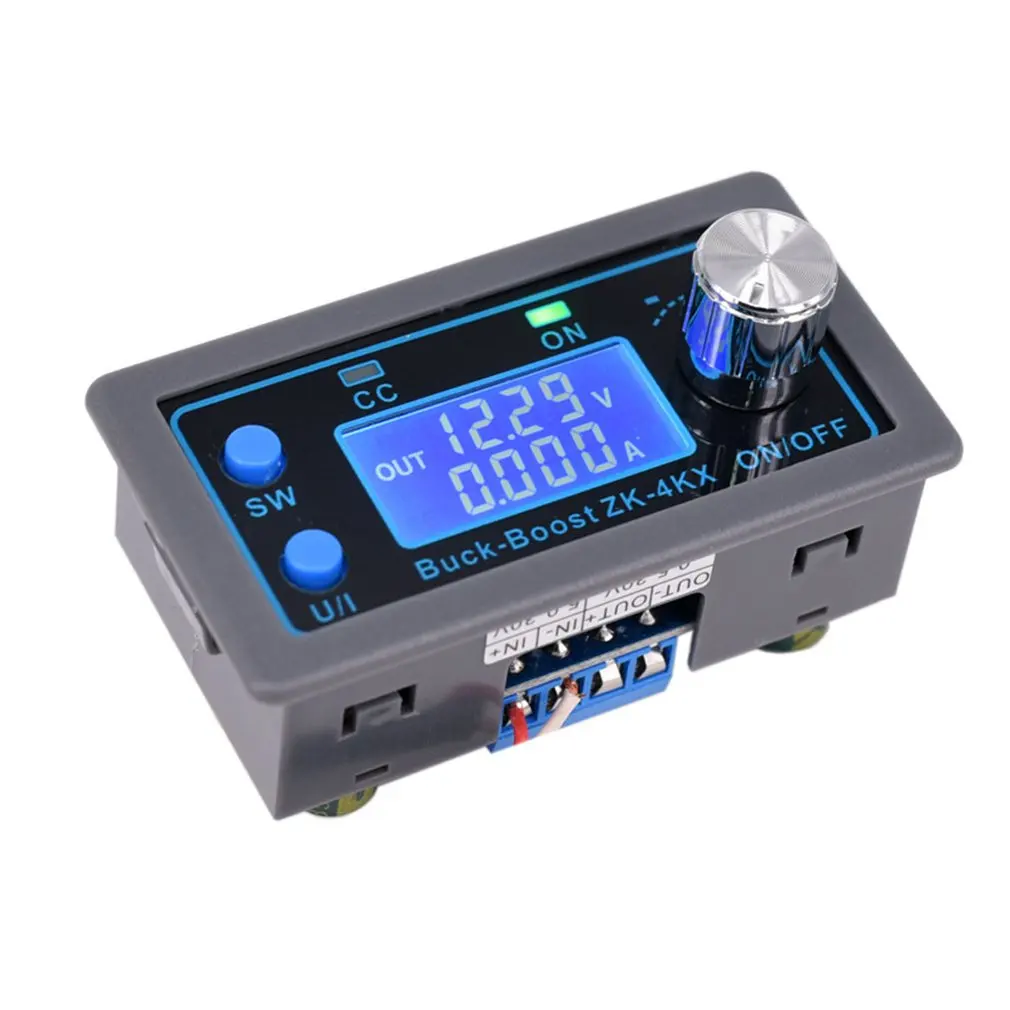 DC-DC бак-преобразователь CC CV 0 5-30V 4A 5V 6V 12V 24V модуль питания регулируемый