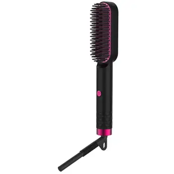 

Men's Beard Comb Straight Hair Comb Anti-Scald Beard Straightener 30-Second PTC Ceramic Heating 3-in-1 Temperature Mode