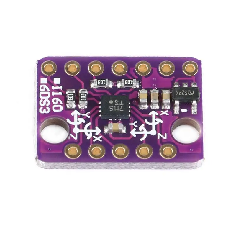 BMI160 GY 6 Axis 6DOF Rate Gyro Gravity модуль датчика акселерометра IIC I2C SPI протокол связи 3