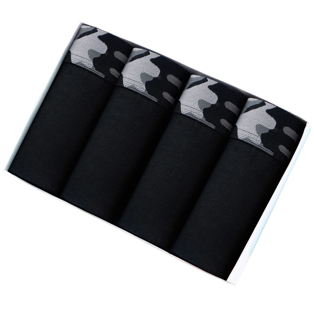 4 stücke Set Unterwäsche Mann Überlegene Qualität Unterhose Baumwolle Shorts Belüftung Sexy Homme Boxer Für Mode Für männer Höschen Neue – Detail 2