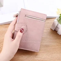 High Quality Women's Wallet Short Women Coin Purse Wallet Ladies Card Holder Small Hasp Money Bag Clutch Carteira кошелек 2