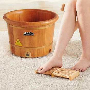 

Constant Temperature Heating Foot Bath Foot Bath Electric Heating Feet Barrel Solid Wood Tub Had 25cm Or above Oak Foot Small