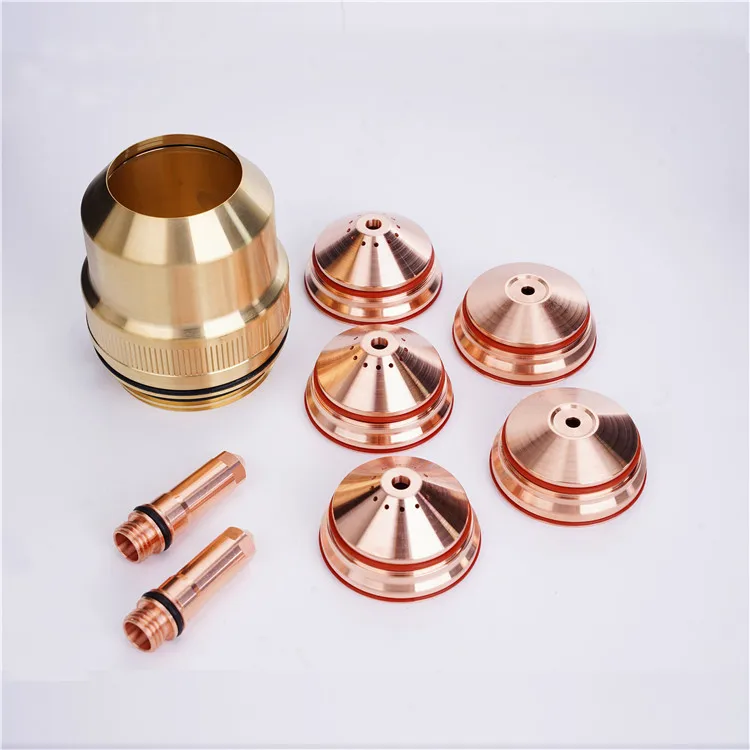 stoody hardfacing wire Imported copper hafnium wire plasma cutting nozzle 220975 420169 420158 420151 electrode 220971 shield  220976 420168 best welding rod for thin metal