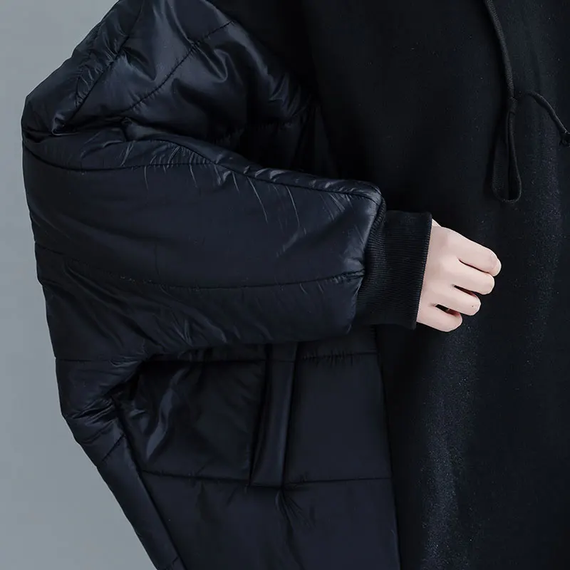 Большие размеры 4XL, Осень-зима, женские модные элегантные одноцветные топы, женские большие свободные хлопковые флисовые толстовки с капюшоном