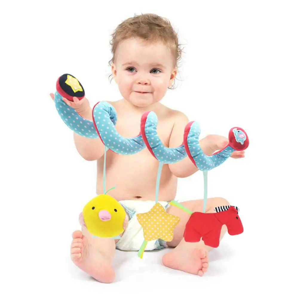 Коробка лошадь соска висячая спиральная игрушка для детской кровати и коляски детские погремушки игрушки для кровати