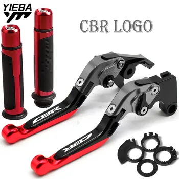 

Folding Brake Clutch Levers Handlebar handle grips Motorcycle CNC FOR HONDA CBR650F CBR 650F CBR600RR 2014 2015 2016 2017 2018