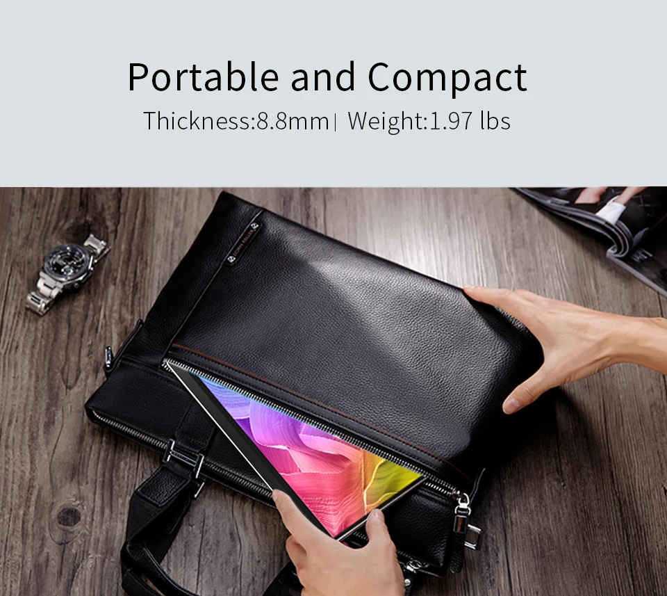 Omiodo 15.6'' Portable Monitor with 10800 Mah Battery Mobile PC laptop Monitor with Type-C HDMI for Expand mobile PC PS4 XBOX
