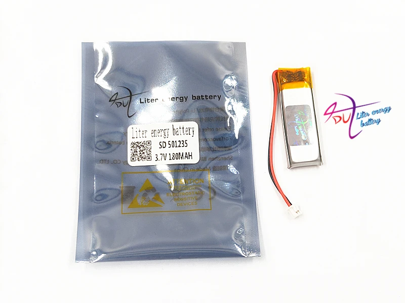JST ZH 1 5 мм 2 pin 501235 3 7 В 180 мАч разъем литий полимерного аккумулятора для Mp3 bluetooth GPS PSP