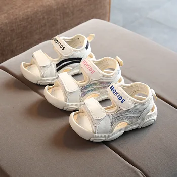 

2020 Summer New Style CHILDREN'S Shoes BOY'S Soft-Sole Sandals Baby Shoes Closed-toe Kick Girls Korean-style Anti-slip Sandals