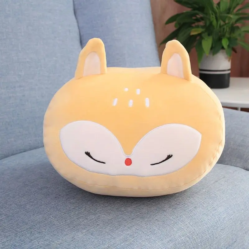 Мягкая плюшевая подушка в виде животного, Kawaii, мультяшная подушка, домашняя мебель, подарок