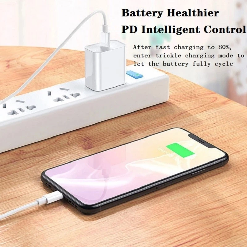 Оригинальное зарядное устройство USB C 20 Вт для iPhone 12 быстрое Pro Max Mini C2L адаптер