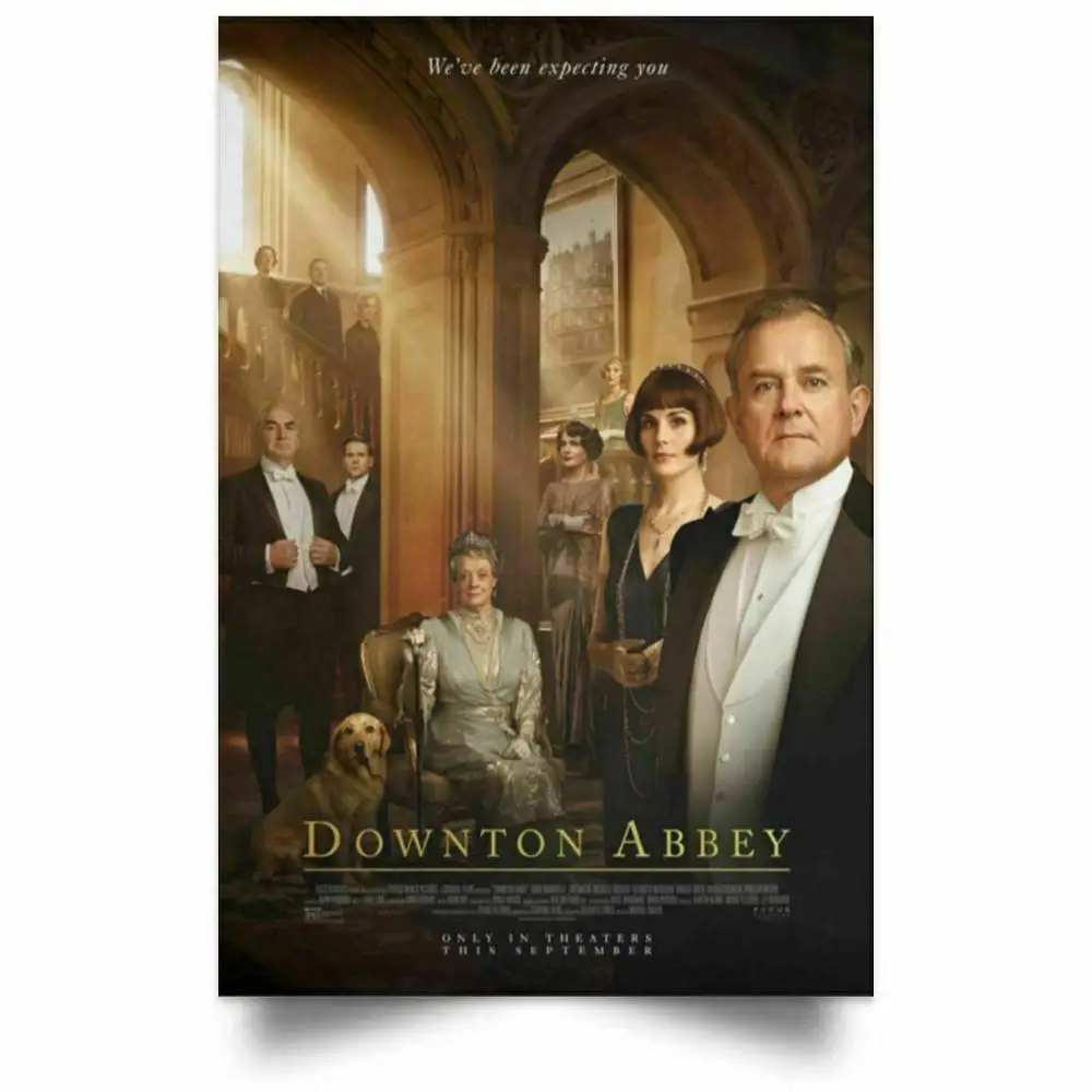 Downton Abbey Michael Engler Movie Film Silk Fabric Wall Poster Art Decor Sticker Bright | Дом и сад