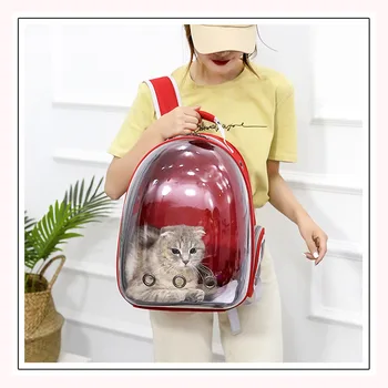 

Cat-carrying Backpack Pet Backpack For Kitty Puppy Chihuahua Small Dog Carrier Crate Outdoor Travel Bag Cave For Cats