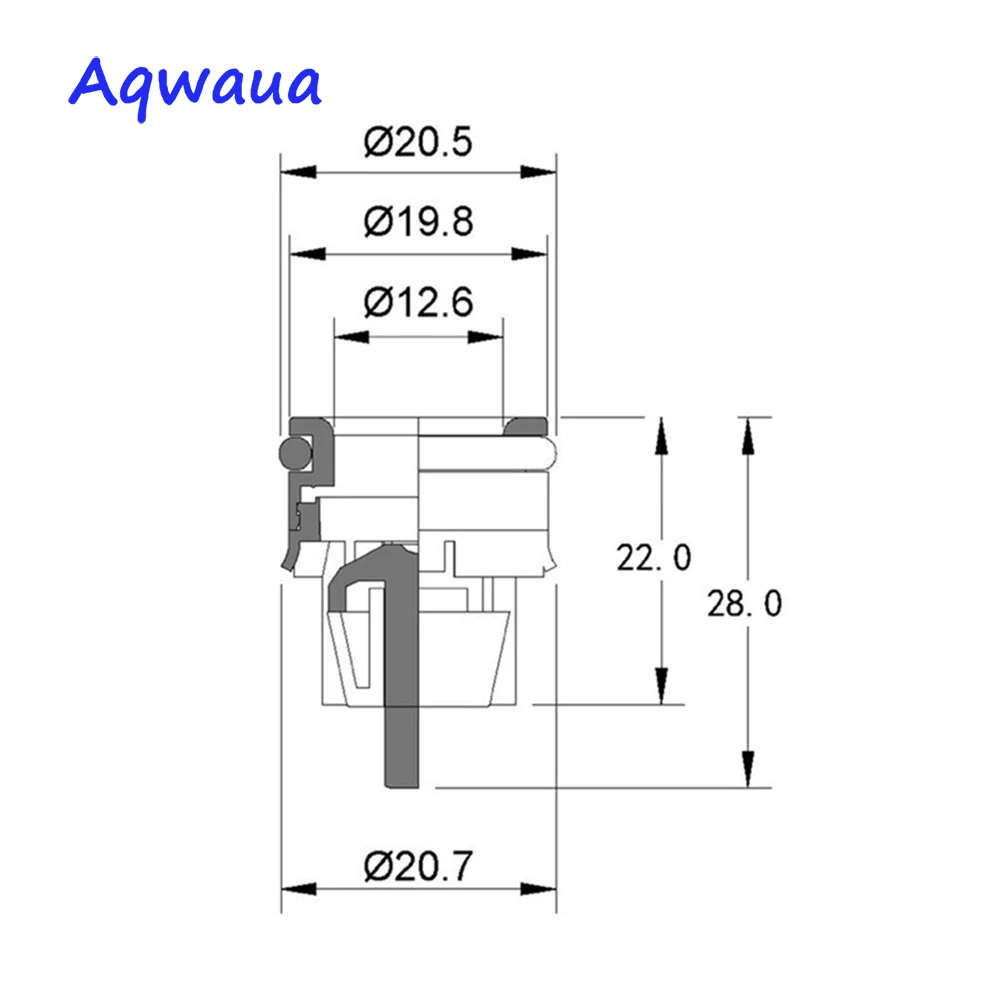 Обратный клапан воды Aqwaua OV20 3 шт./лот невозвратная душевая головка аксессуары для