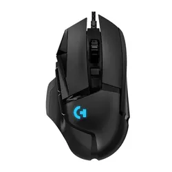 Design ergonômico g502 wired gaming mouse mecânico rgb gaming led backlit prático mouse com fio