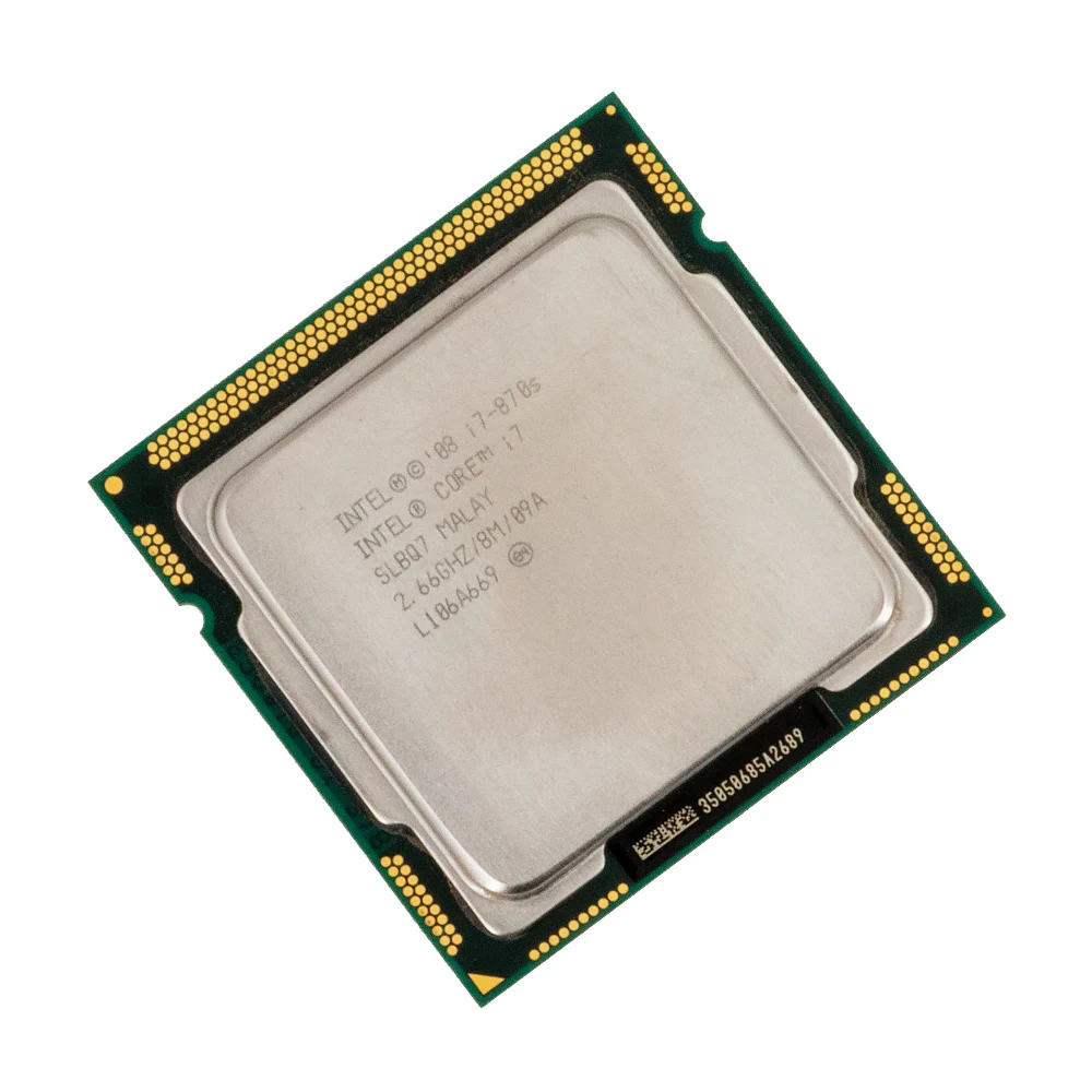 Intel Core i7 870S настольный процессор i7-870S четырехъядерный 2,66 ГГц 8 МБ кэш L3 LGA 1156 используемый ЦП