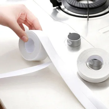 

1Pcs Bathroom Corner Line Sticking Strip Waterproof Mildew Proofing Adhesive Tape Kitchen Bath Sink Joint Crevice Sticker