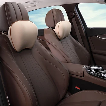 

Car Pillow Memory Foam Headrest Neck Pillow Lumbar Support Back Cushion Set Universal For Auto Office Home Seat Car Styling