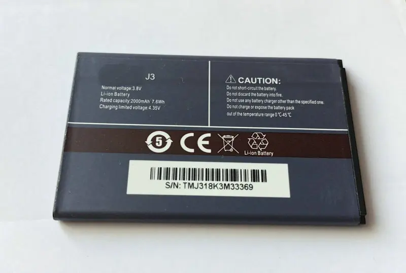 New Battery 2000mAh High Capacity for CUBOT J3 Pro Mobile Phone | Мобильные телефоны и аксессуары