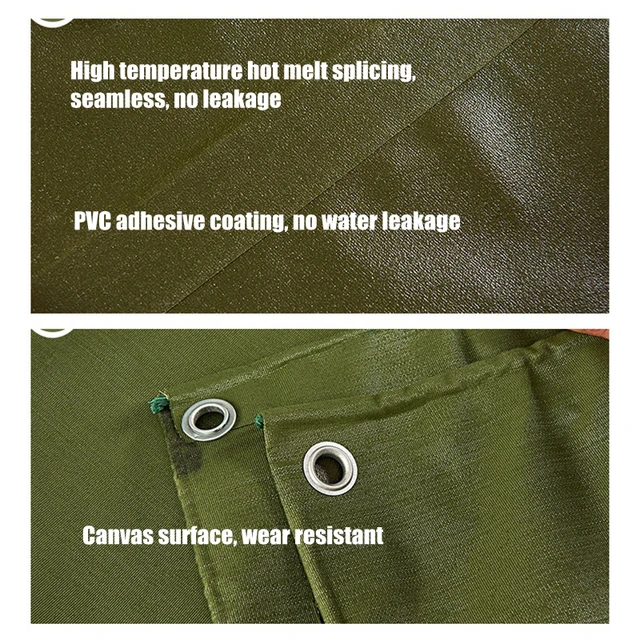 Vastagság 0,8 Mm Vászon Tarpaulin Esőálló Kendő Kültéri Szélvédő Fényvédő Kerti Növényi Burkolat Vitorla Pvc Bevonat - Image 5