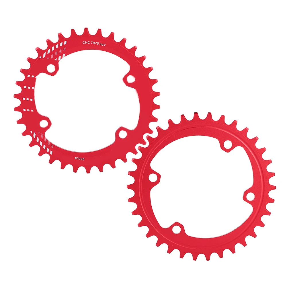Single 1 Speed System Narrow Wide Chainring 104 BCD ROUND 32T 34T 36T 38T For MTB 11s 10s 9s 1*11 Crankset Chainwheel Ring