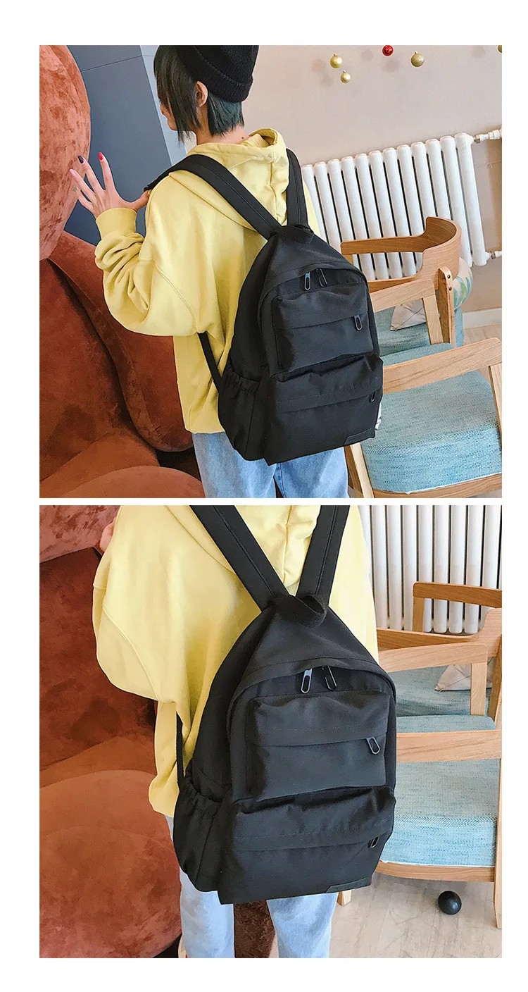 Модный классический брендовый рюкзак для девочек, нейлоновый водонепроницаемый рюкзак для путешествий с несколькими карманами, школьная сумка для девочек, школьная сумка для ноутбука размером 15,6 дюйма