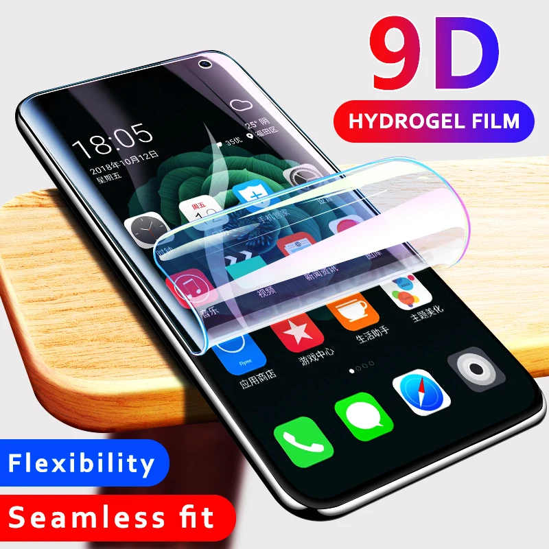 

9D Hydrogel Screen Protector For Samsung Galaxy S10e S10 Plus S10 5G Note 10 Pro Plus S10e Full Cover Protective Soft Glass Film